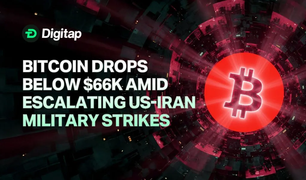 Bitcoin Drops Below $66K Amid Escalating US-Iran Military Strikes